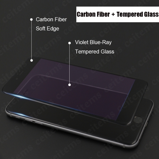 стекловолокно softedge 3d закаленное стекло протектор экрана iphone 6 плюс в Китае